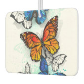 Flying Butterflies Morpho und Monarch Autolufterfrischer (Links)