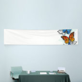 Flying Butterflies Morpho und Monarch Banner (Messeveranstaltung)