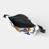 Flying Butterflies Morpho und Monarch Bauchtasche (Offen)