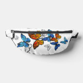 Flying Butterflies Morpho und Monarch Bauchtasche (Ablage )