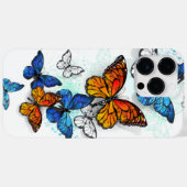 Flying Butterflies Morpho und Monarch Case-Mate iPhone Hülle (Rückseite (Horizontal))