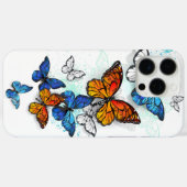 Flying Butterflies Morpho und Monarch Case-Mate iPhone Hülle (Rückseite (Horizontal))