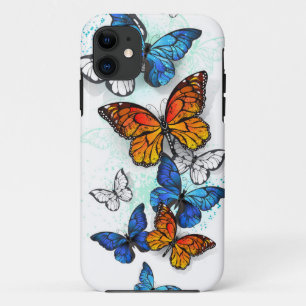 Flying Butterflies Morpho und Monarch Case-Mate iPhone Hülle