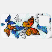 Flying Butterflies Morpho und Monarch Case-Mate iPhone Hülle (Rückseite (Horizontal))