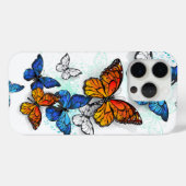 Flying Butterflies Morpho und Monarch Case-Mate iPhone Hülle (Rückseite (Horizontal))