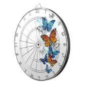 Flying Butterflies Morpho und Monarch Dartscheibe (Vorderseite rechts)