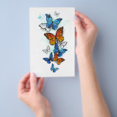 Flying Butterflies Morpho und Monarch Flyer (Handgriff)