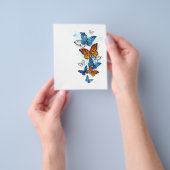 Flying Butterflies Morpho und Monarch Flyer (Gruppe)