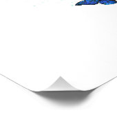 Flying Butterflies Morpho und Monarch Fotodruck (Ecke)