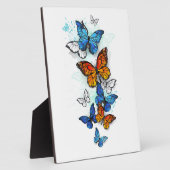 Flying Butterflies Morpho und Monarch Fotoplatte (Seite)
