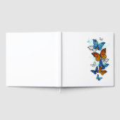 Flying Butterflies Morpho und Monarch Gästebuch (Voll)