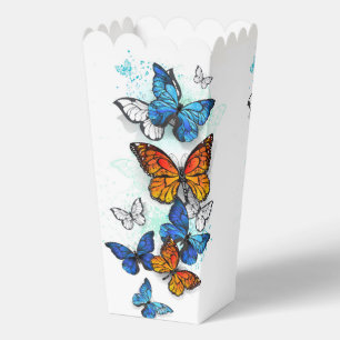 Flying Butterflies Morpho und Monarch Geschenkschachtel