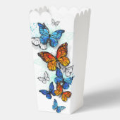 Flying Butterflies Morpho und Monarch Geschenkschachtel (Vorderseite)