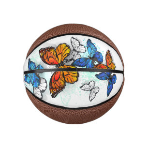 Flying Butterflies Morpho und Monarch Mini Basketball