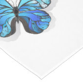 Flying Butterflies Morpho und Monarch Mittelgroßer Tischläufer (Ecke)