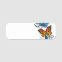 Flying Butterflies Morpho und Monarch