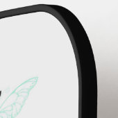 Flying Butterflies Morpho und Monarch Pickleball Schläger (Linke Seite)