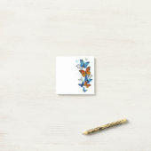 Flying Butterflies Morpho und Monarch Post-it Klebezettel (Auf Schreibtisch)