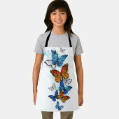 Flying Butterflies Morpho und Monarch Schürze (Insitu)