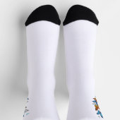 Flying Butterflies Morpho und Monarch Socken (Oben)