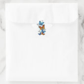 Flying Butterflies Morpho und Monarch Stern-Aufkleber (Tasche)
