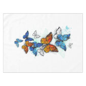 Flying Butterflies Morpho und Monarch Tischdecke (Vorderseite (Horizontal))