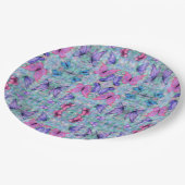 Flying Butterflies Paper-Teller Pappteller (Schrägansicht)