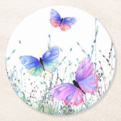 Flying Butterflies Paper Untersetzer (Vorderseite)
