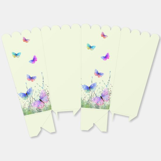 Flying Butterflies Popcorn Box Geschenkschachtel (Ungeklappt)