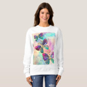 Flying Butterflies Sweatshirt (Vorne ganz)
