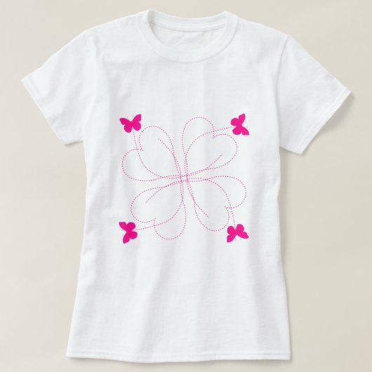 Flying Butterflies-T - Shirt (Design vorne)
