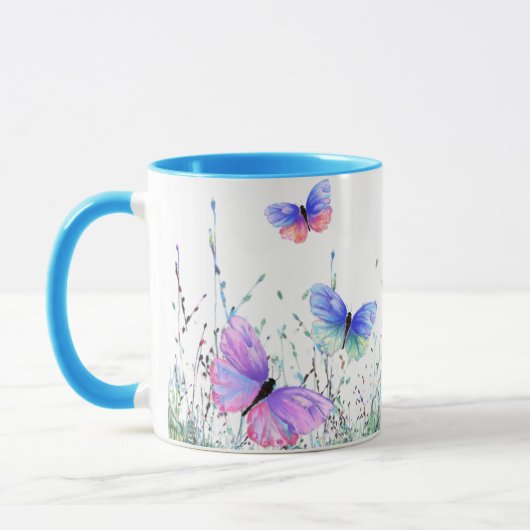 Flying Butterflies Tasse Spring Joy (Links)