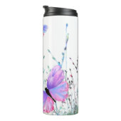Flying Butterflies Thermal Tumbler Thermosbecher (Nach rechts gedreht)