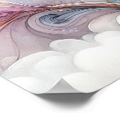 Flying Butterflies Wall Art Poster (Ecke)