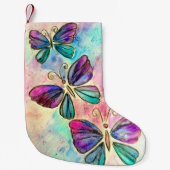 Flying Butterflies Weihnachts-Strumpf Kleiner Weihnachtsstrumpf (Vorderseite)