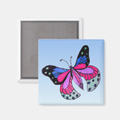 Flying Butterfly Magnet (Vorderseite/Rückseite)