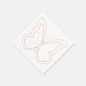 Flying Butterfly Napkins Serviette (Ecke)