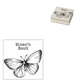 Flying Butterfly Personalisierte Holzkunst Briefma Gummistempel (Stempel)