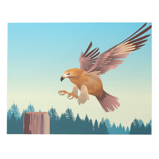 Flying Buzzard Notizblock (Vorderseite)