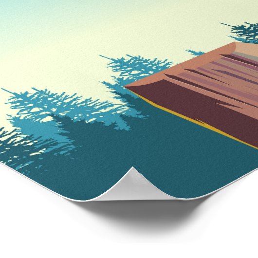 Flying Buzzard Poster (Ecke)