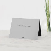 Flying by Vatertag Card Karte (Rückseite)