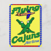 Flying Cajuns Postkarte (Vorderseite)