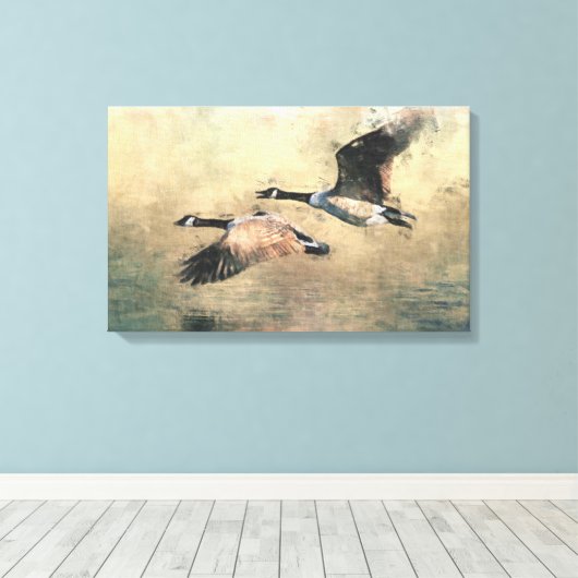 Flying Canada Gean Leinwanddruck (Insitu (Holzboden))