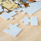 Flying Cats Funny Cartoon Puzzle (Seite)