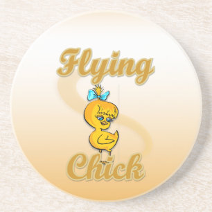 Flying Chick Sandstein Untersetzer