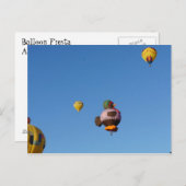 Flying Chicken Postkarte (Vorne/Hinten)