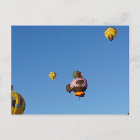 Flying Chicken Postkarte (Vorderseite)