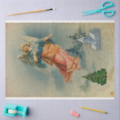 Flying Christmas Angel Seidenpapier (Basteln)