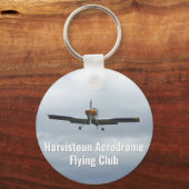 Flying Club Keyring mit Light Aircraft. Schlüsselanhänger (Vorderseite)