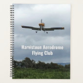 Flying Club-Notebook mit Leichtflugzeugen Planer (Vorderseite)